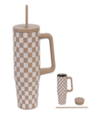 30OZ STAINLESS STEEL HYDRATION | Checkboard